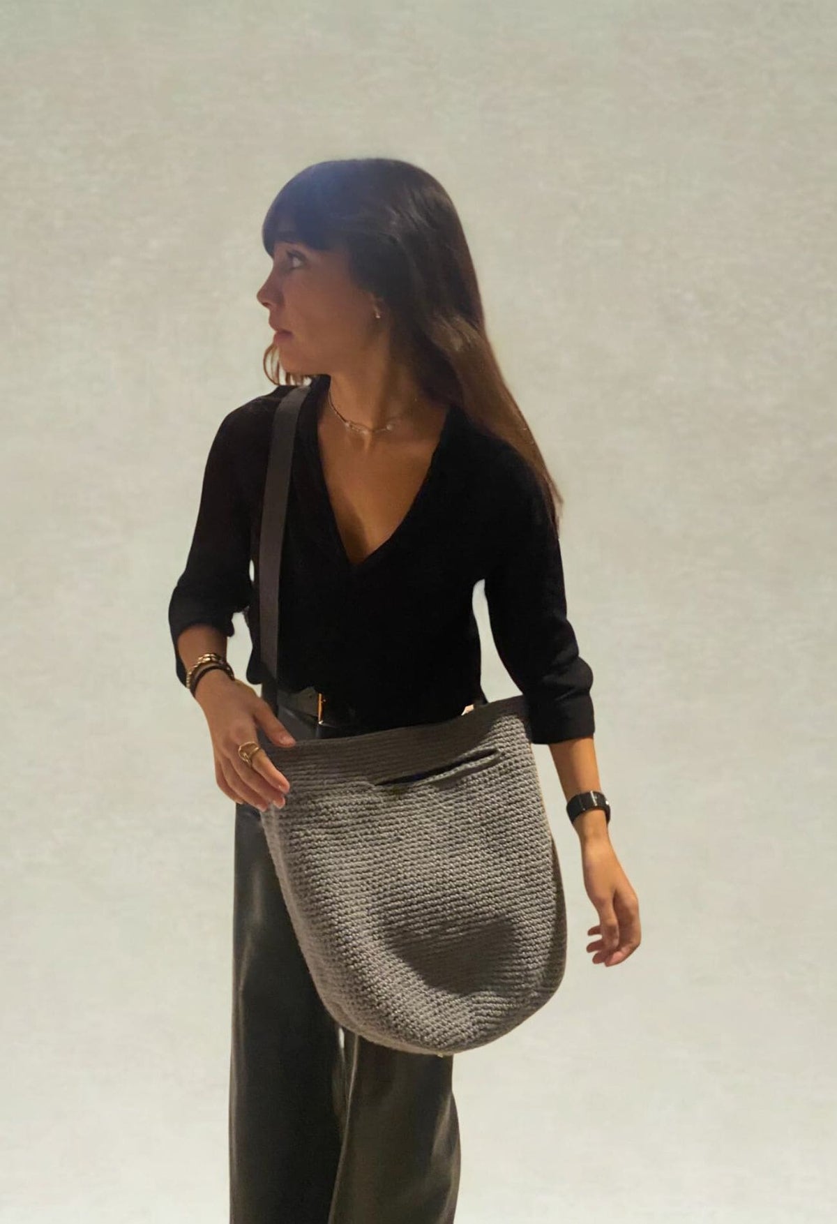 Bolso Bola Veggie Wool