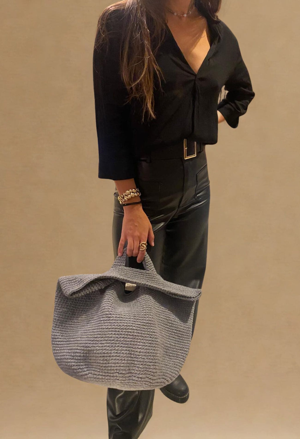 Bolso Bola Veggie Wool