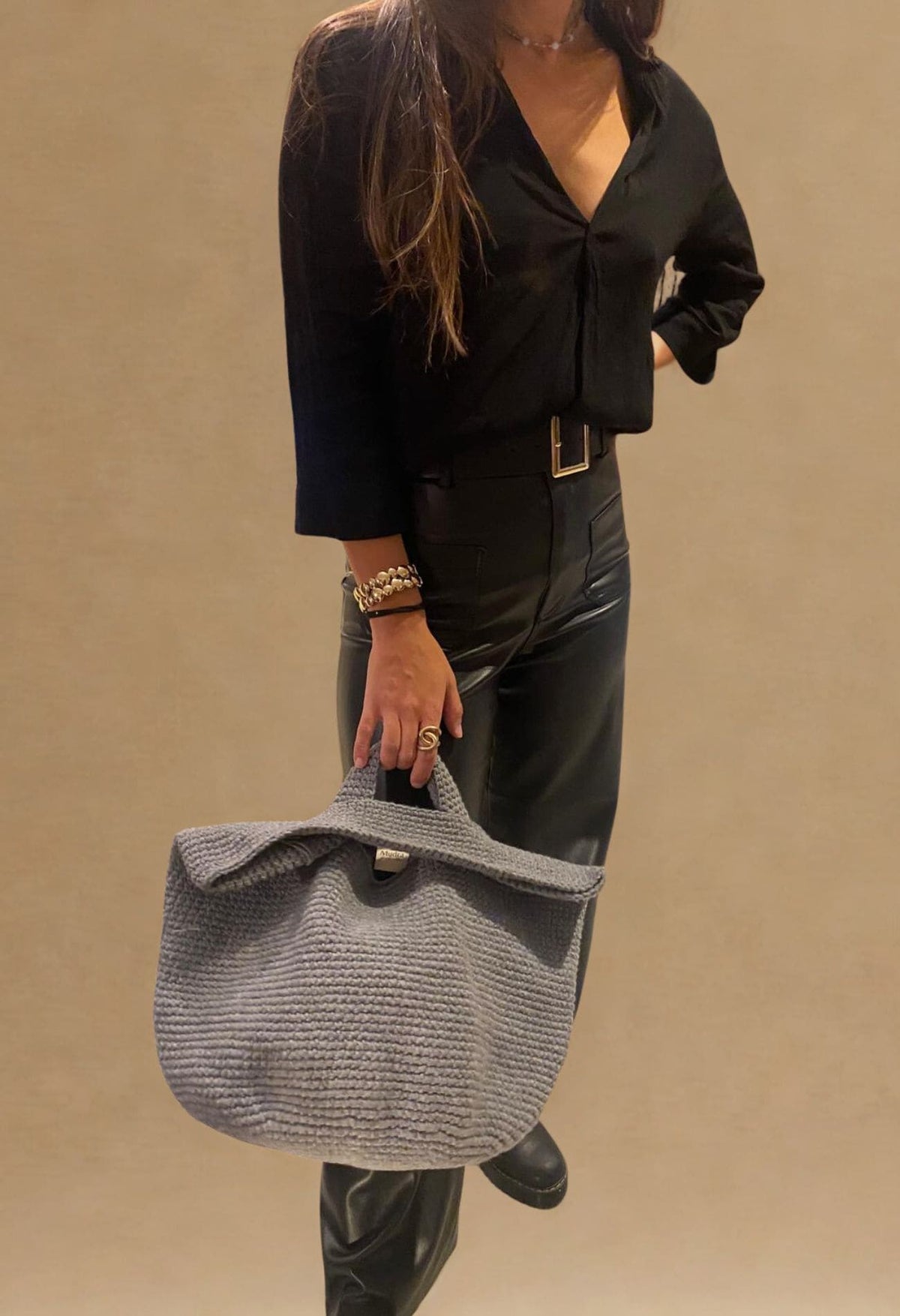 Bolso Bola Veggie Wool