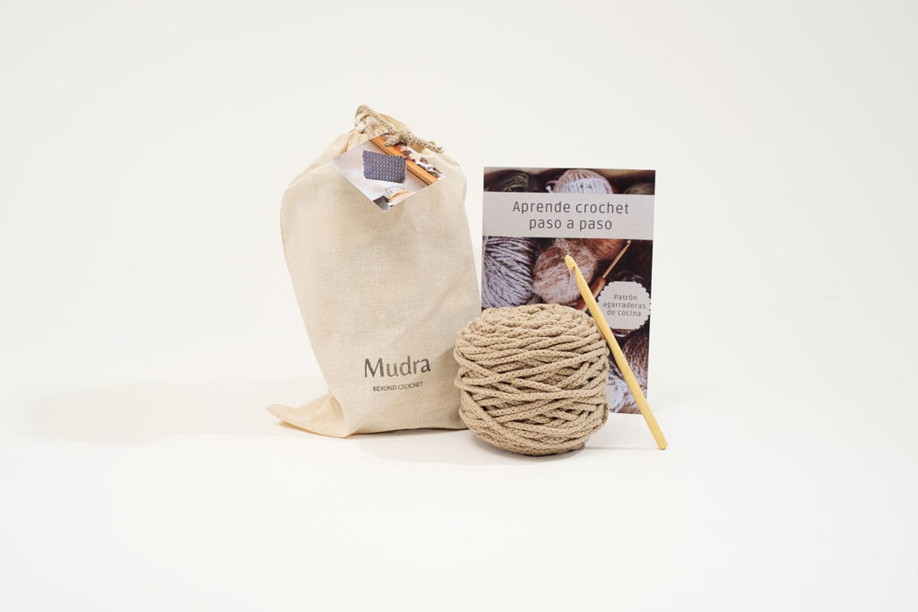 Kit para tejer 2 agarraderas de cocina